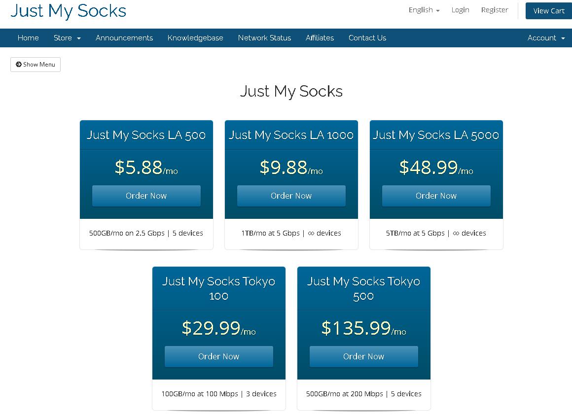 Justmysocks最新域名，原域名justsocks2已经被墙，最新域名启用
