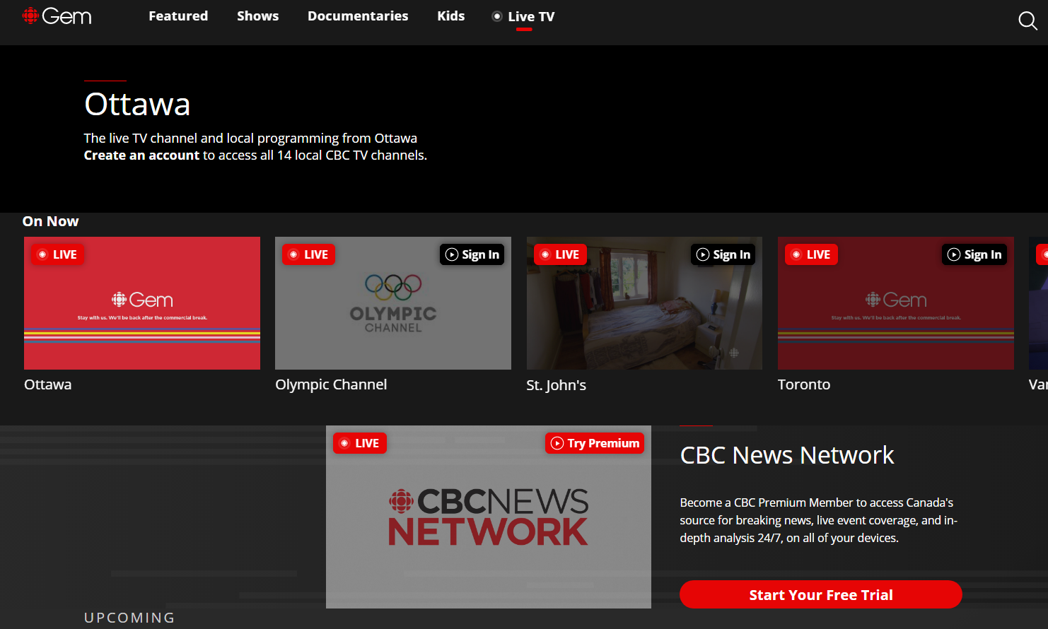 国内如何看加拿大流媒体平台CBC Gem，资源丰富纪录片和在线tv