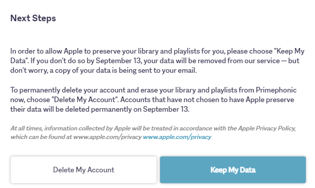 苹果收购了古典音乐流媒体网站Primephonic，将整体并入苹果