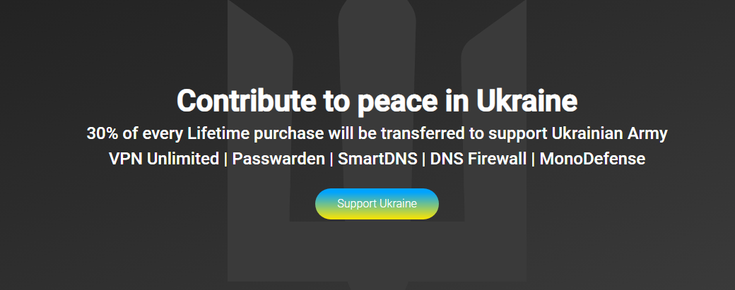 因为俄罗斯侵略乌克兰，凭优惠码免费领取keepsolid一年VPN账号
