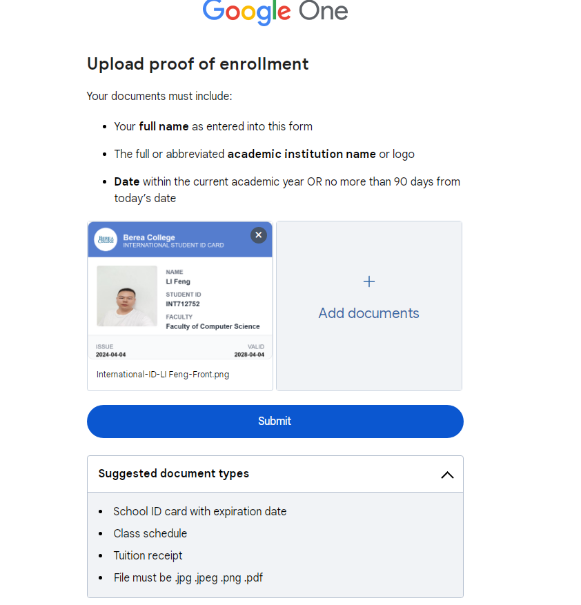 google AI pro撸一年免费还有2T google one空间